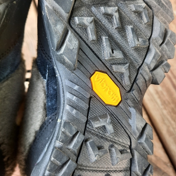 Merrell MQM Ace Fleece 1TRL Black/Olive Suede Leather Wool Trail Shoes Size 7 - Picture 13 of 16